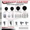 Service Caster 4 Inch Hard Rubber Wheel Swivel 58 Inch Threaded Stem Caster Service Caster SCC-TS20S414-HRS-58212 - alternate 3